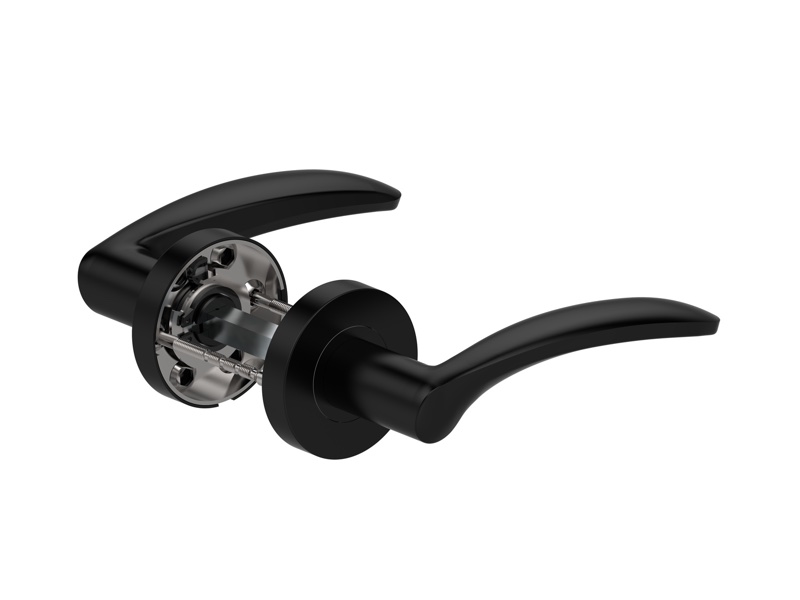 Lever handle in black